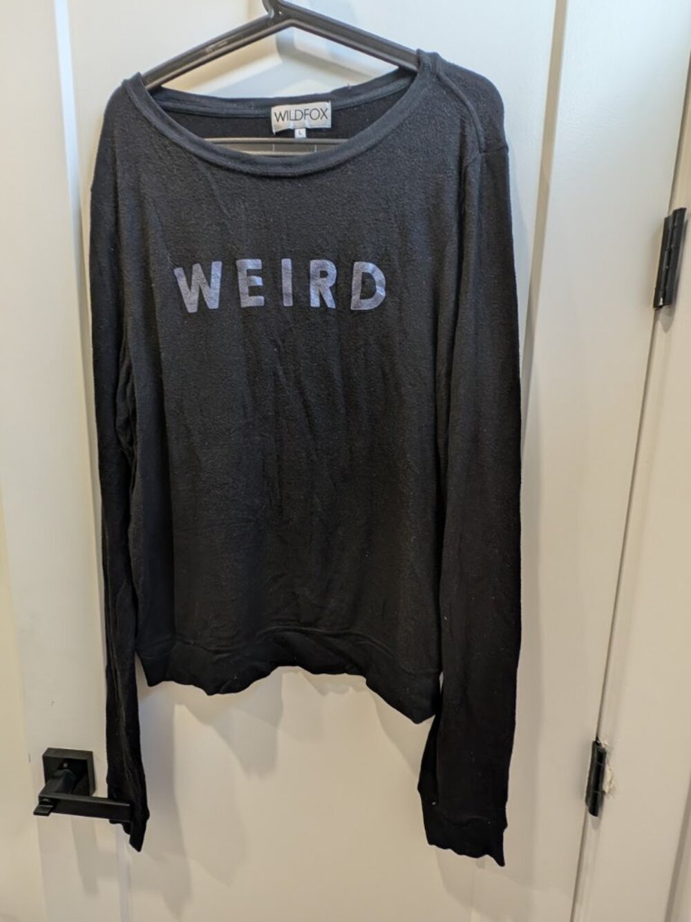 Wildfox WEIRD Sweatshirt Size L
